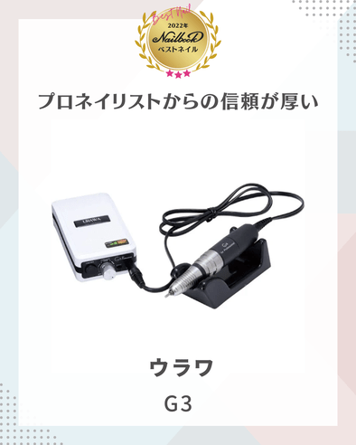 G3-浦和工業株式会社 プロ用 ネイルマシーン URAWA ウラワ G3 【ゴールド】