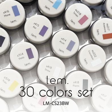 lem.新色全部見せます！30色を一挙公開♡