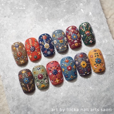 定番からトレンドまですべて揃う♡「flicka nail arts フリッカカラー