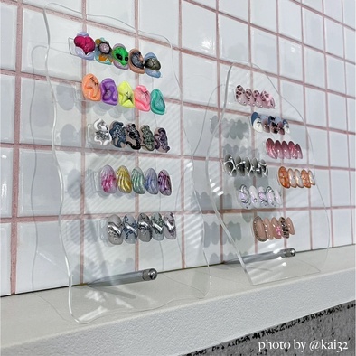 ネイルチップをもっと可愛く♡TOY's × Pink rose window「ネイルチップ