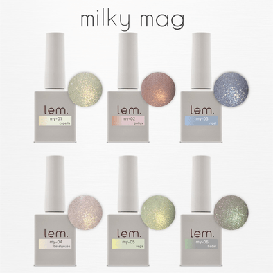 lem. ミルキー マグ 6本セット 楽天市場】lem. レム ミルキーマグジェル 6色セット 7g my-01~06