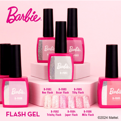 バービー Barbie クリスタルフラッシュジェル 6本セット Barbie クリスタルフラッシュジェル6色セット No.2の卸・通販