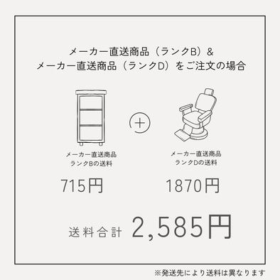 メーカー直送商品について