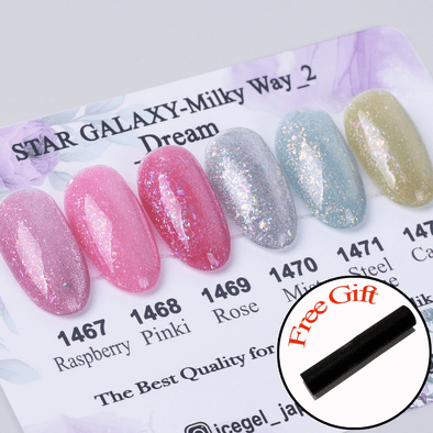 ICEGEL ABLACK「スターギャラクシージェル ミラージュ」6色セットが