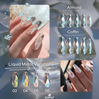 まるでAIネイル。キラキラもふもふ、冬の新作で美しい爪先に！