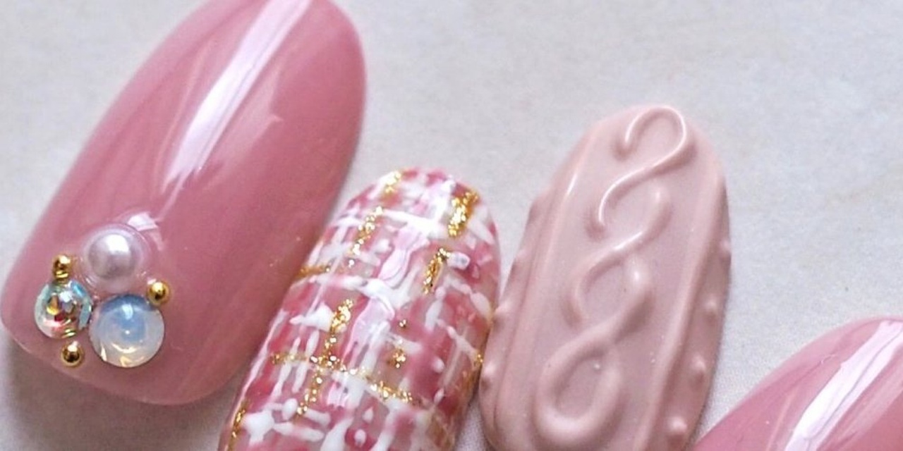 冬の主役⌖꙳ニットネイルがあざとかわいい♡｜2019