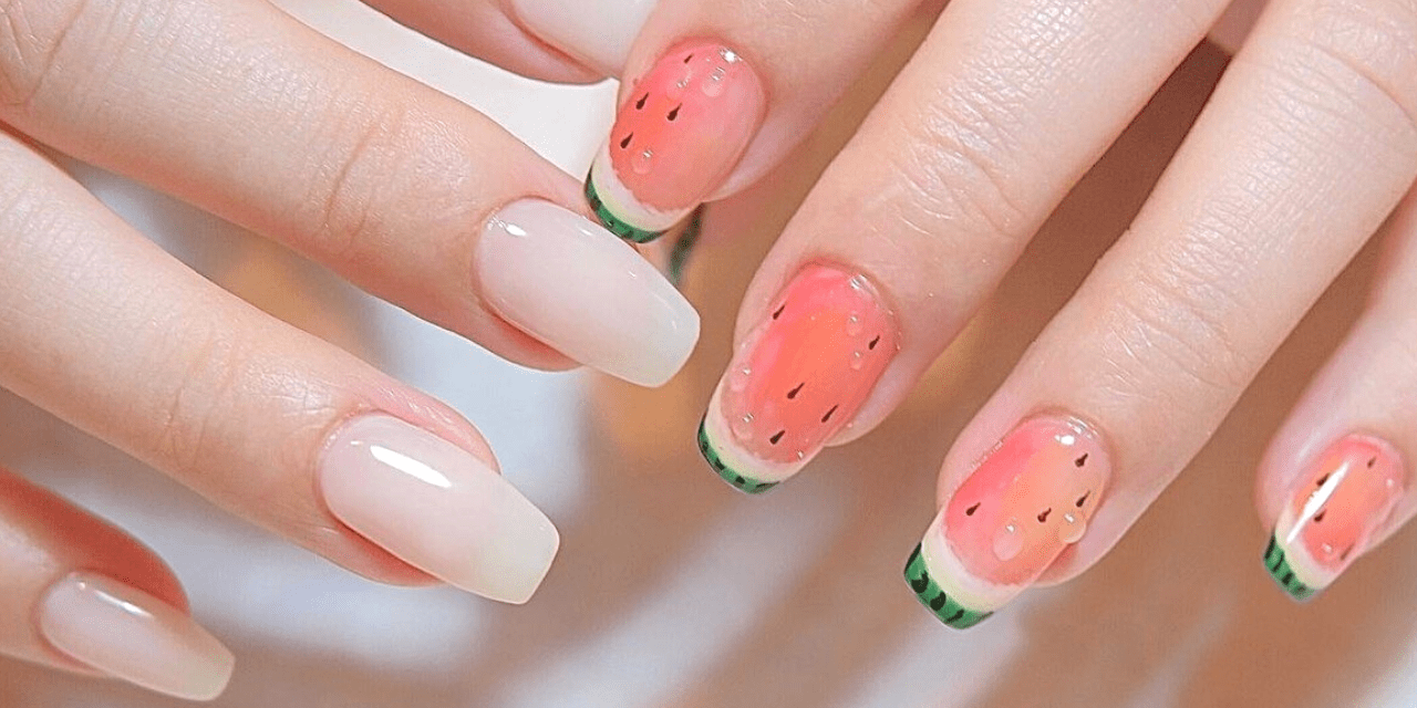みずみずしい可愛さ♪スイカネイル🍉｜2023
