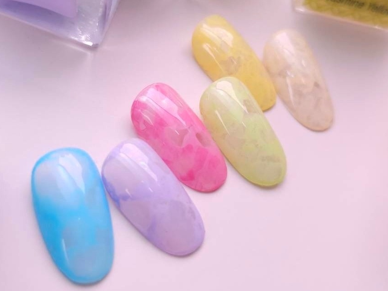 じゅわっとニュアンスが可愛い♡ICEGELパステルインクのカラーサンプル 