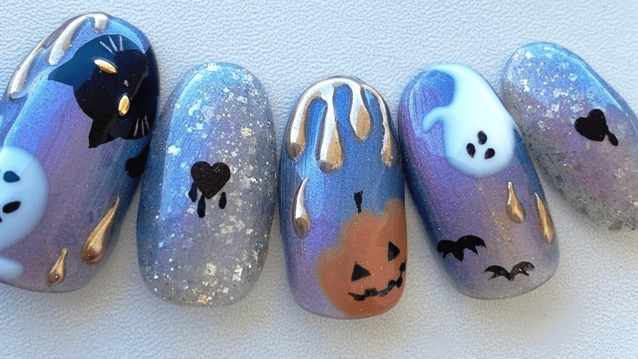 オーダーページ⑩ ハロウィンネイル 人気ネイルデザインTOP10】ハロウィンネイルでイベントを楽しもう♪|2023
