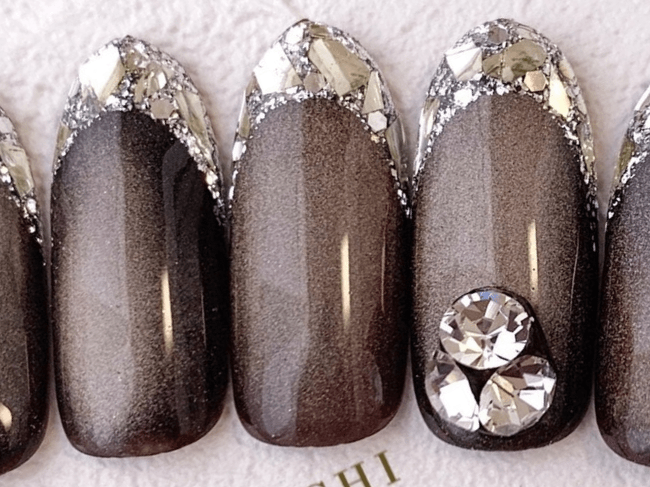 ガラスフレンチネイルチップ～くすみカラー～ 867304a679e9c63a31789e8f2cfbf2