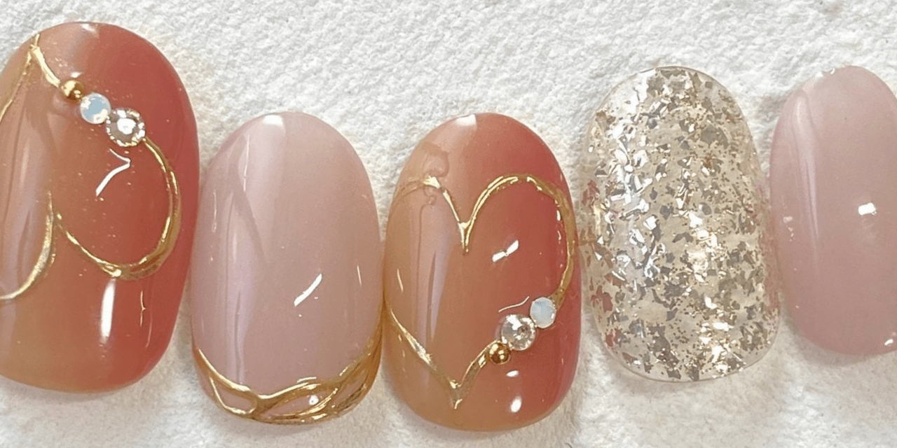 【No.049】バレンタインネイル♡ツイード♡リボン♡ハート No.049】バレンタインネイル♡ツイード♡リボン♡ハート