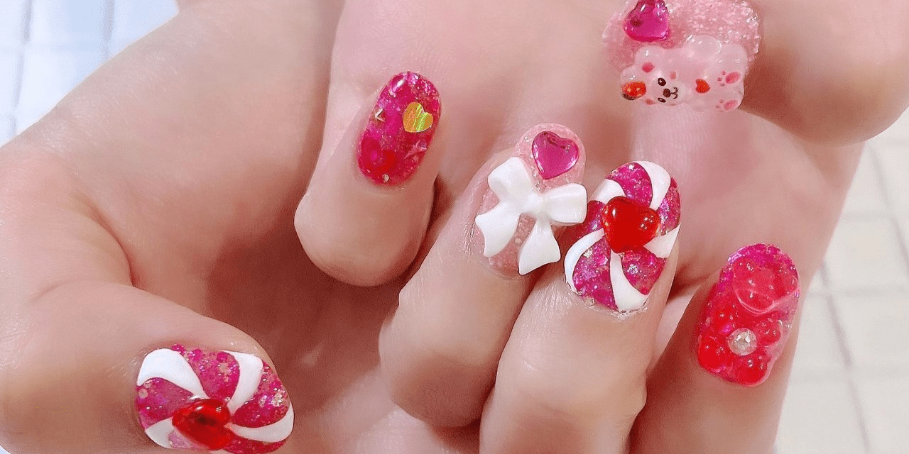 3dネイルパーツ ネイル ハート 哺乳瓶 ネイルパーツ 【公式通販】