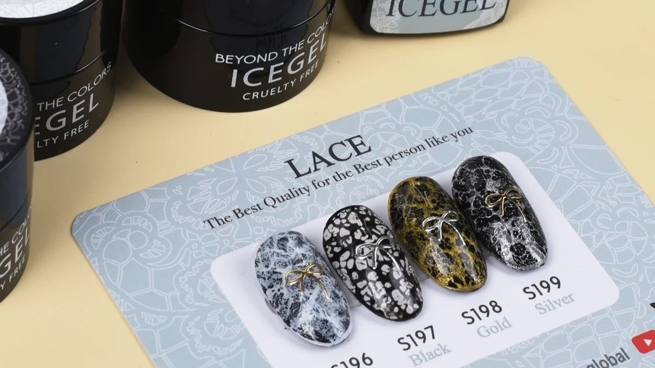 ICEGEL ABLACK レースジェルセット レースメーカージェル付】アイスジェル ICE GEL A BLACK レース