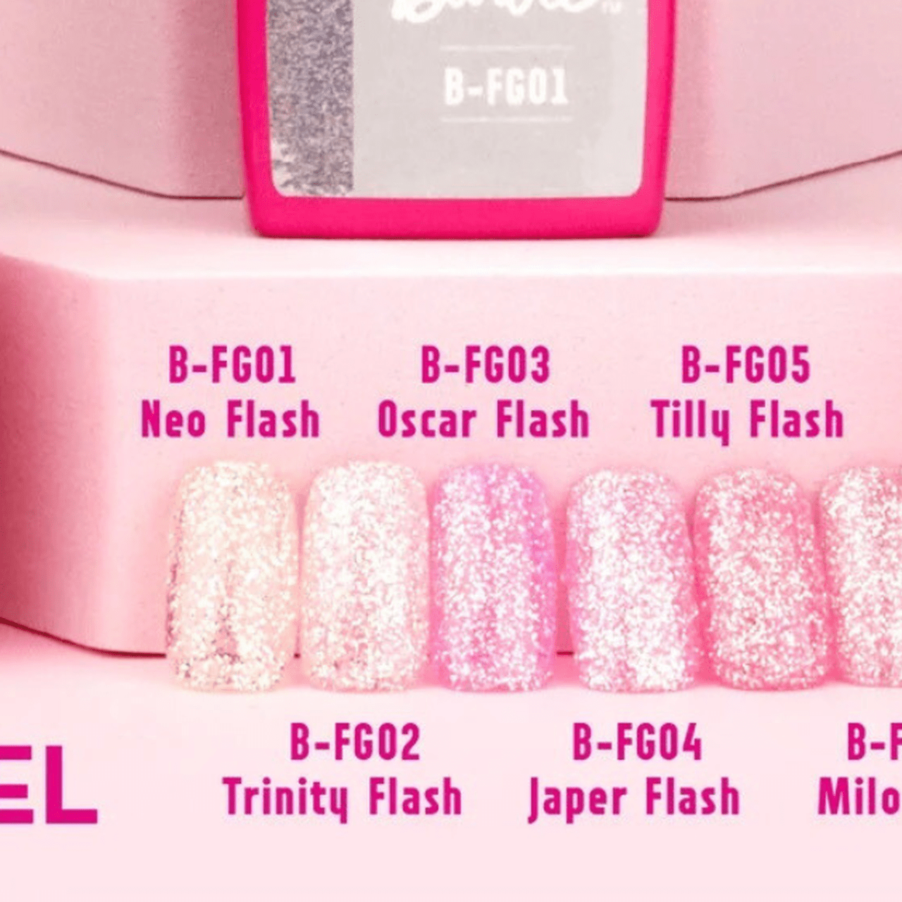 Barbie FLASH GEL 隔て 6色セット