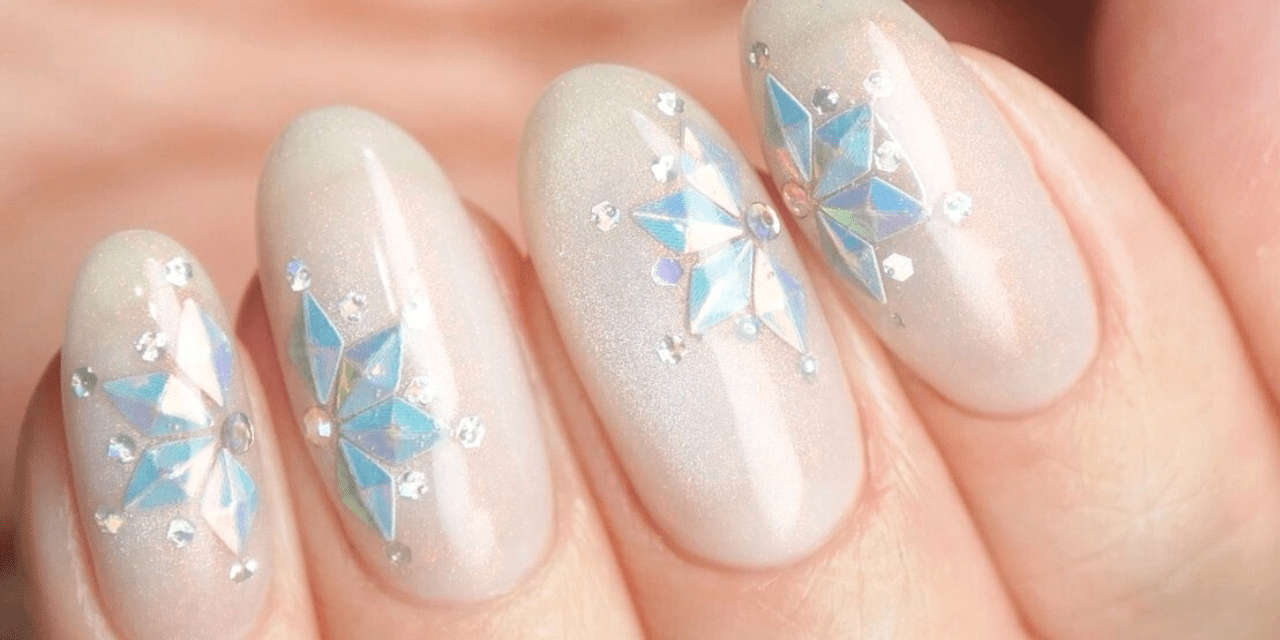 オーダーネイルチップ No.114 秋冬 暖色系 大人 上品デザイン