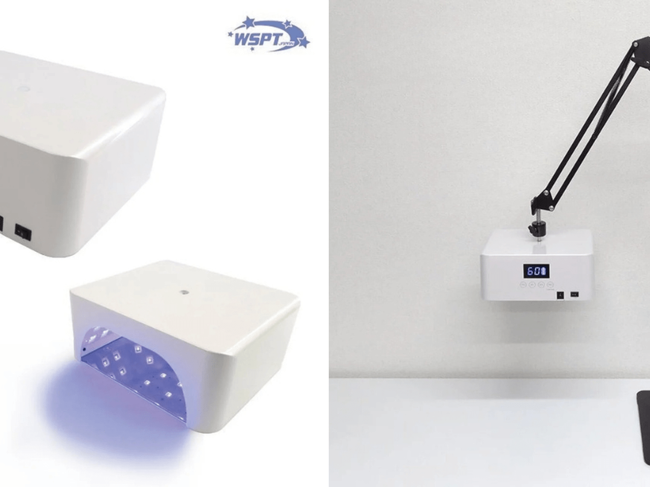 WSPT JAPANジェルライトLUCE アームスタンドのみ UV/LED ジェルライト LUCE ルーチェ 充電式 アームスタンド取付対応