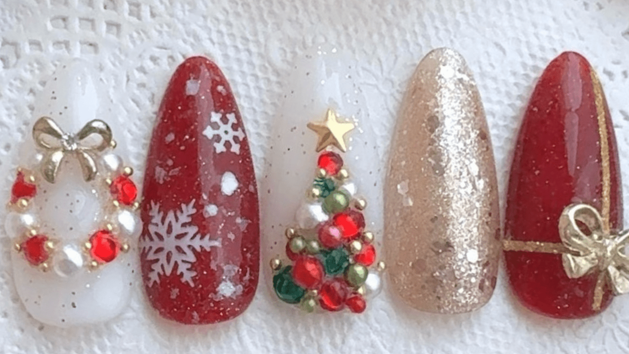 く*ん様 鬼っちクリスマスツリー 手描きアート w1280h720su