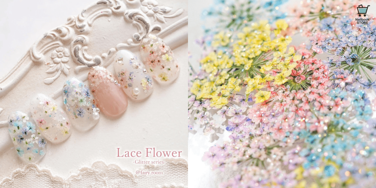 春ネイルに大活躍の極薄押し花！S♡Mint『Kodemari』＆『Lace Flower