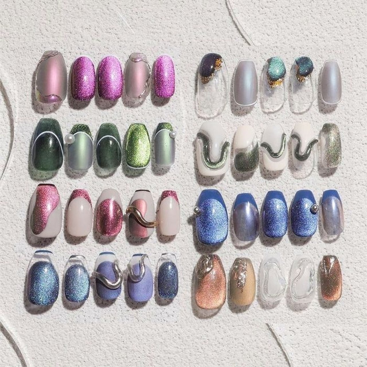 PREANFA 3D POWDER ネイルパーツ セット SPRING nail Item | ジェル