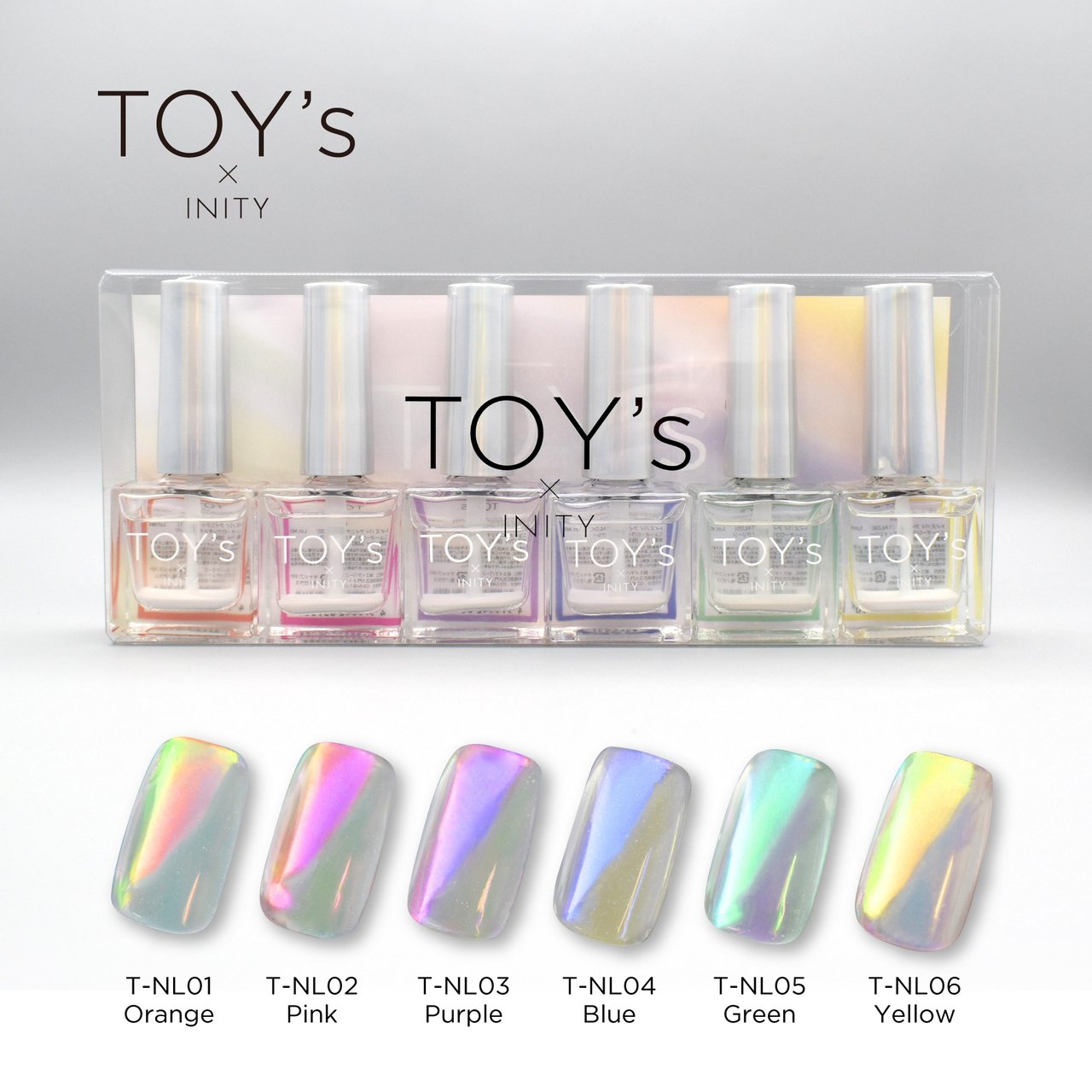 TOY's×INITY ニューオーロラリキッド 6色セット | TOY's × INITY 