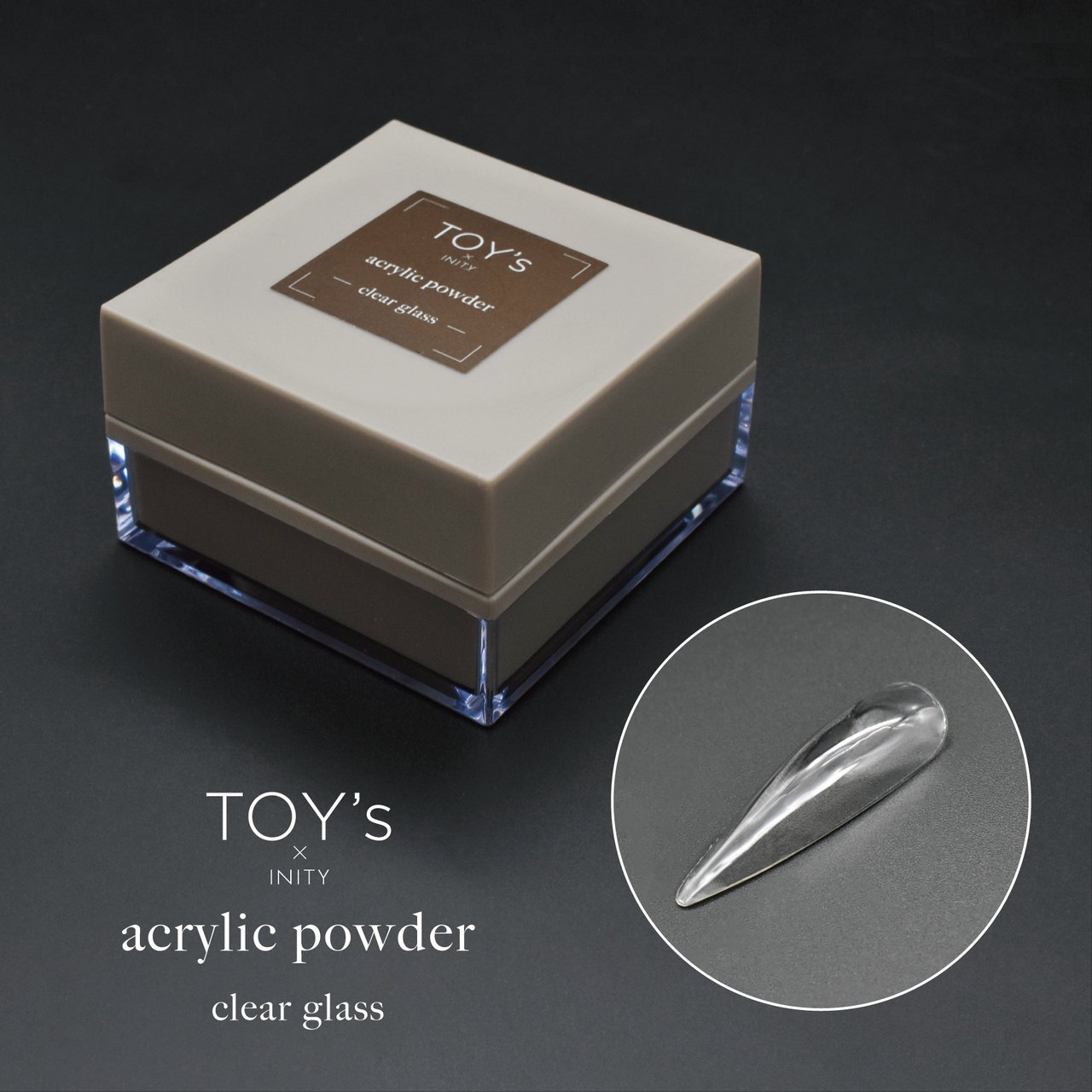 TOY's × INITY アクリルパウダー マットグラス | Nail Labo