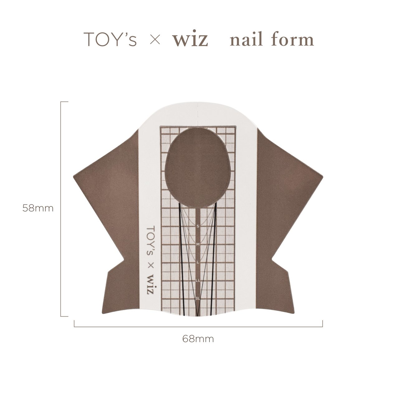 TOY＇s x wiz ネイルフォーム 100枚 | TOY's × INITY