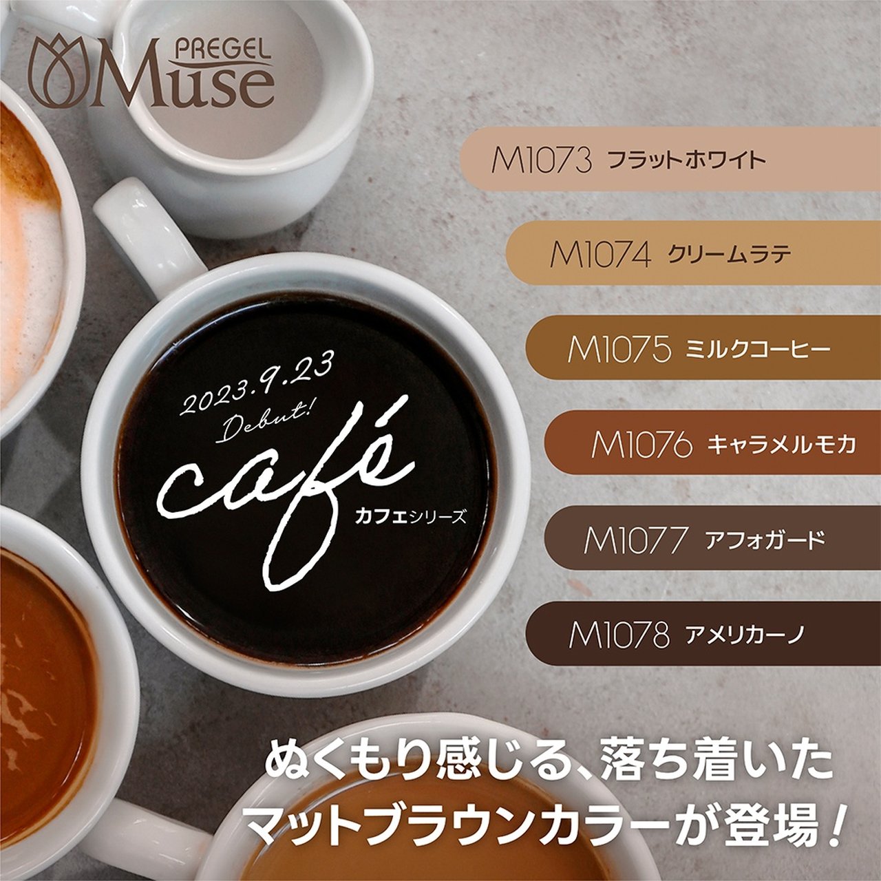 プリジェル他カラージェルセット （プリジェル ミューズ カフェ