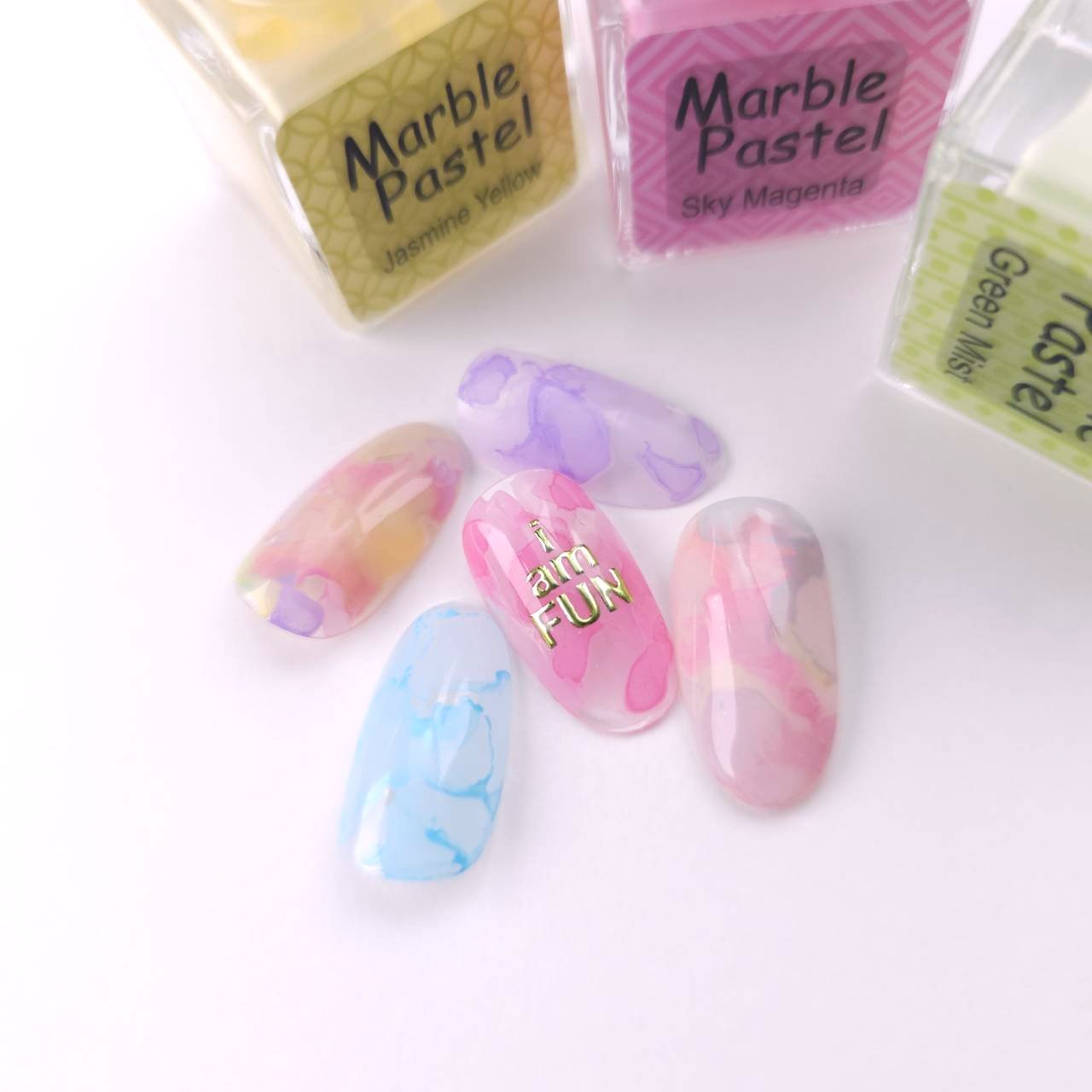 ICEGEL マーブルリキッド パステル MS-26 コットンブルー | ICE