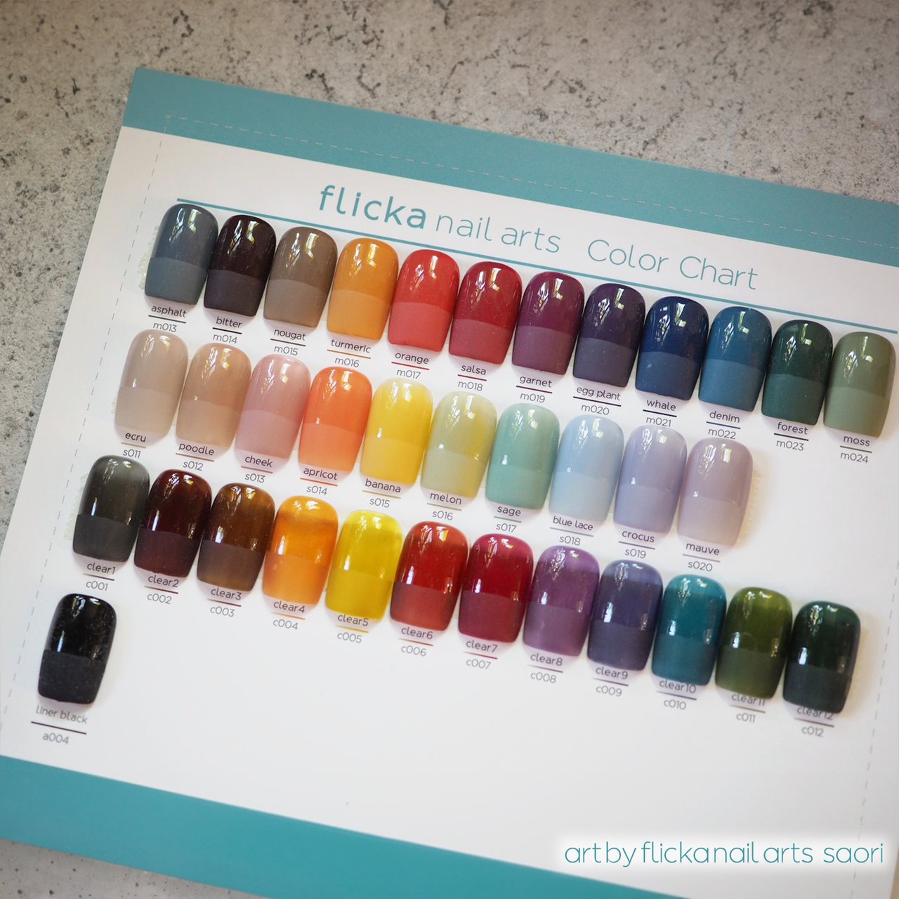 ｆｌｉｃｋａ ｎａｉｌ ａｒｔｓ カラージェル３５色セット | filicka