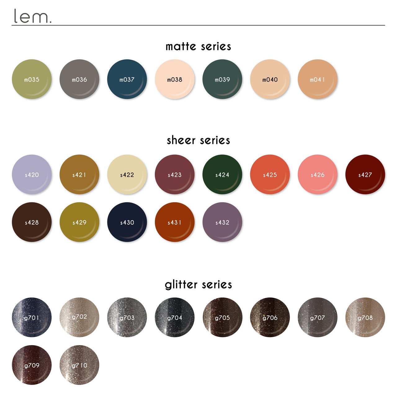 lem．by SHE．カラージェル30色セット | lem.（レム