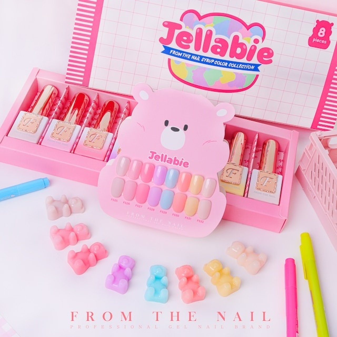 韓国ネイル From the nail フロムザネイル ジェルネイル8本セット 韓国