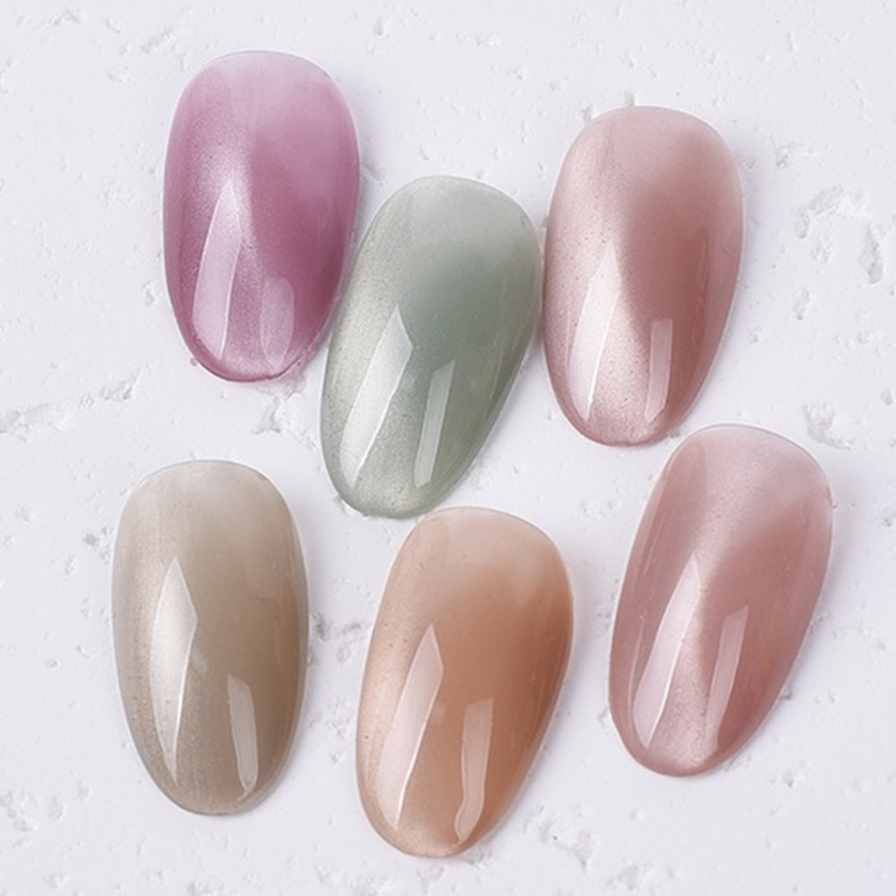 アイスジェル ミストスターギャラクシー マグネット 8色セット 台紙