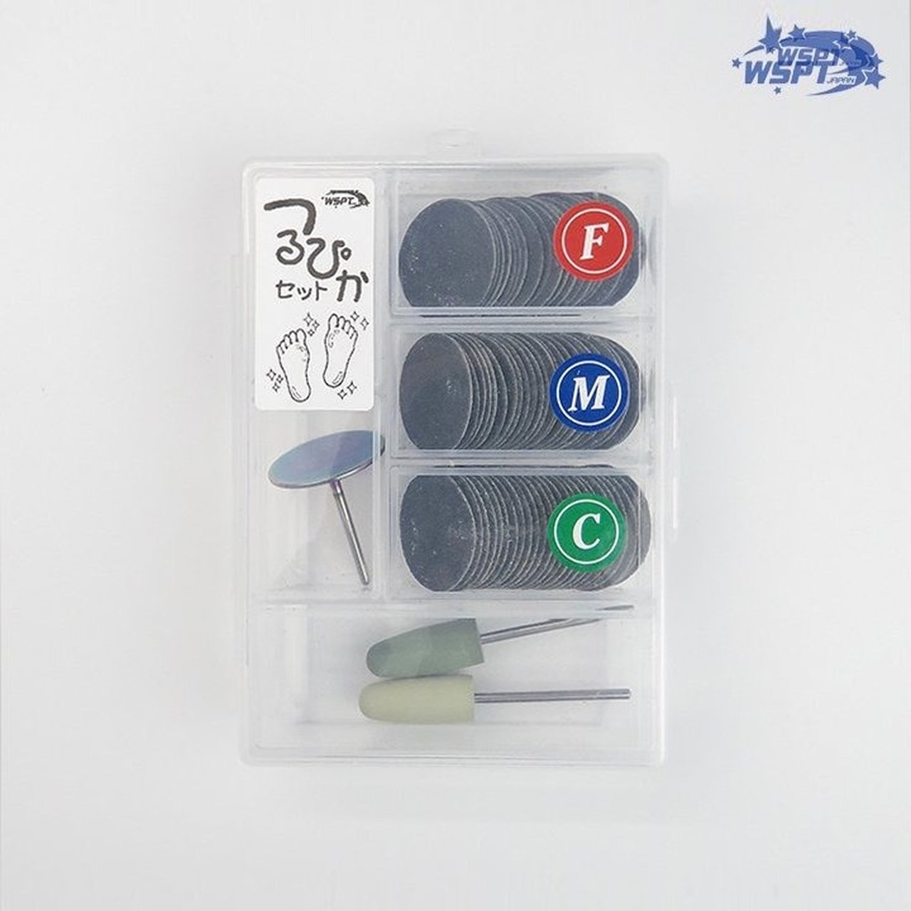 角質ケア パーフェクトセット（マニュアル付き）円盤サイズ 25mm