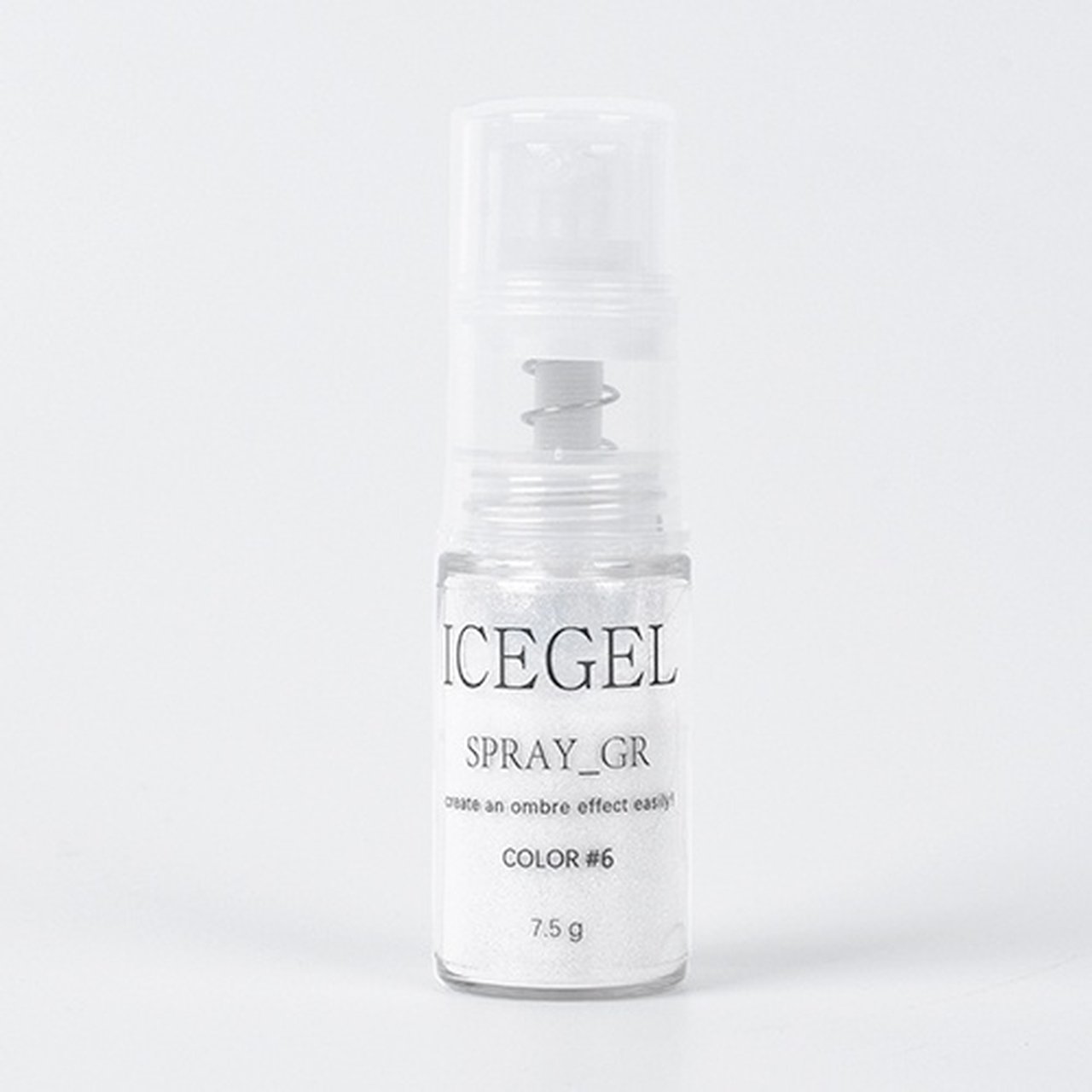 数量限定】ICEGEL スプレーグラデーション 6色セット（ガードジェル