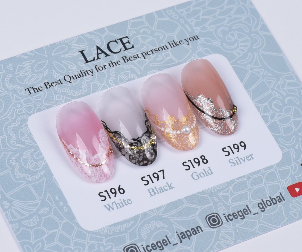 ICEGEL ABLACK レースジェルセット ICEGEL ABLACK レースジェル4色セット（レースメーカージェル