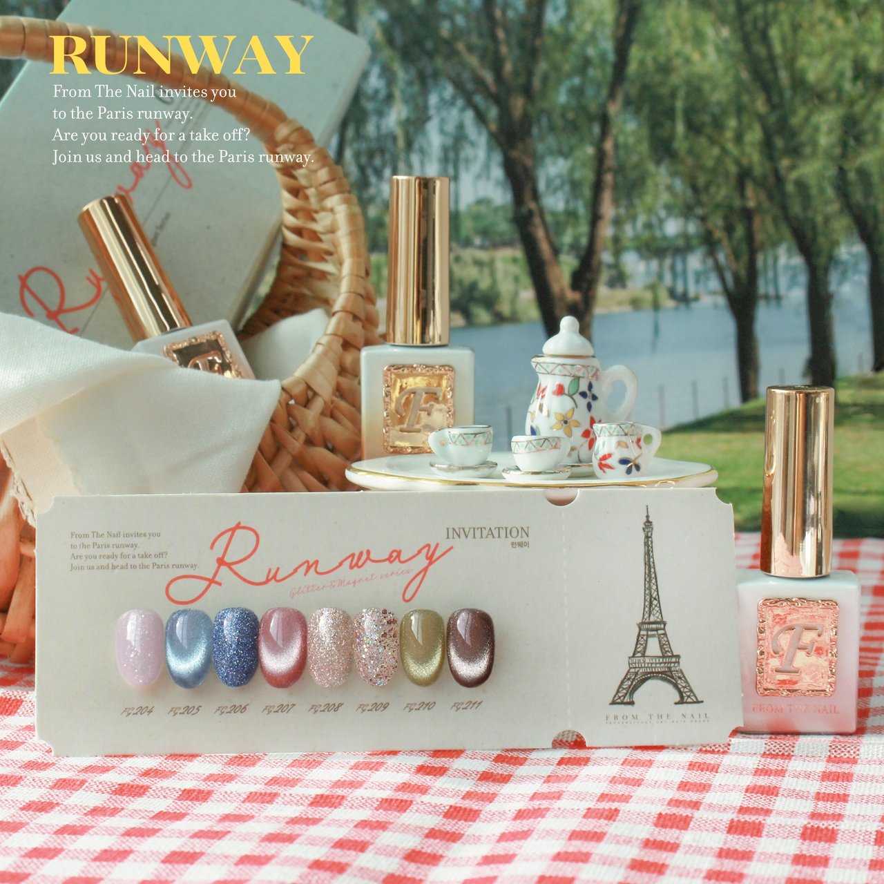 韓国ネイル From the nail フロムザネイル ジェルネイル8本セット romantic comedy（マグネット8色セット） | FROM THE NAIL Japan