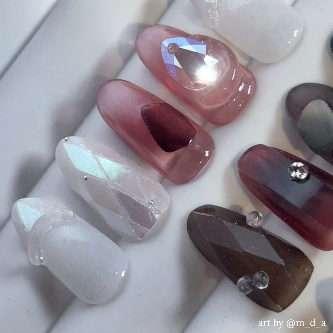 TOY＇s x M．D．A NAiL ダイヤモンドカットフィルム