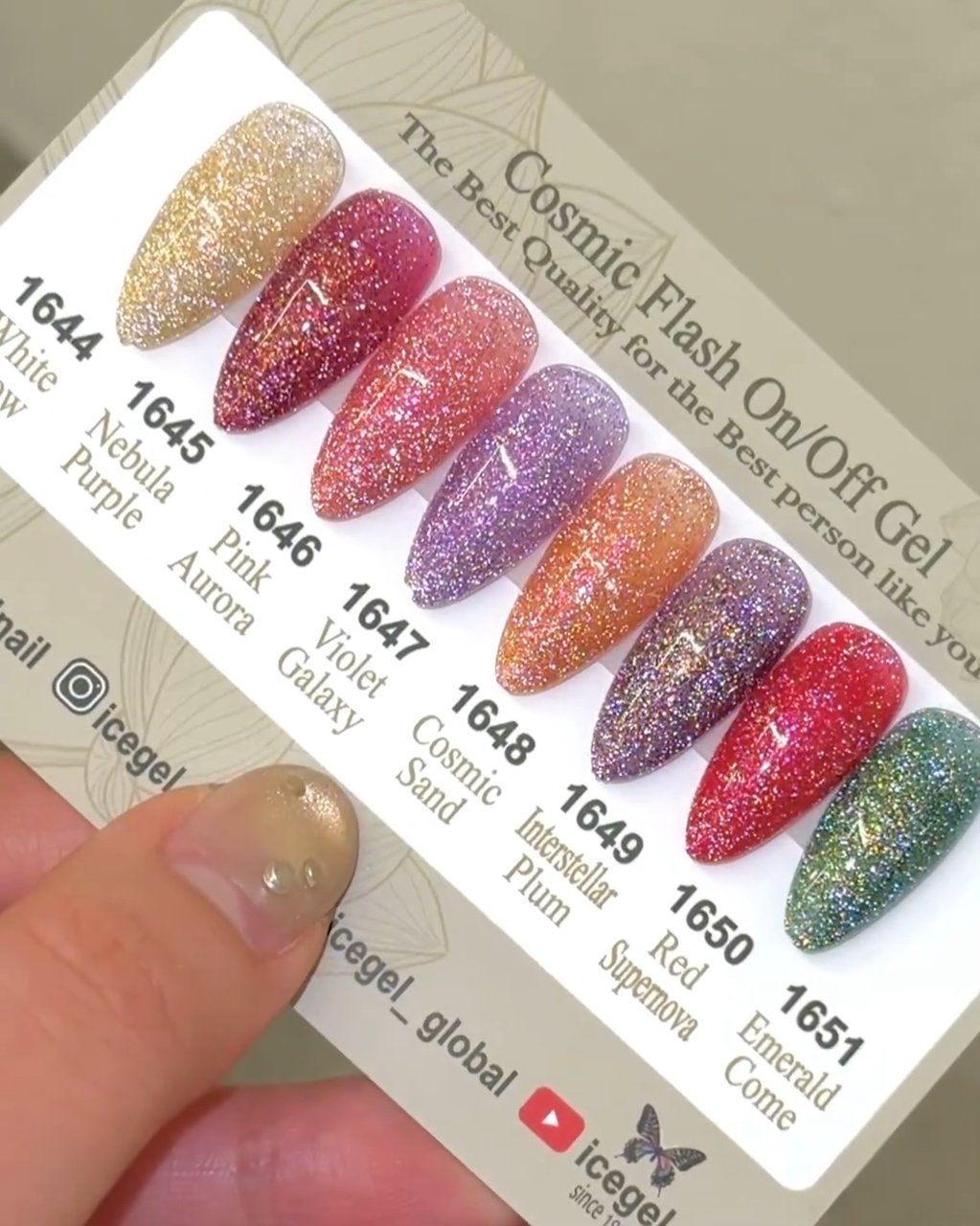 ICEGEL ABLACK コスミックフラッシュオンオフジェル 1649