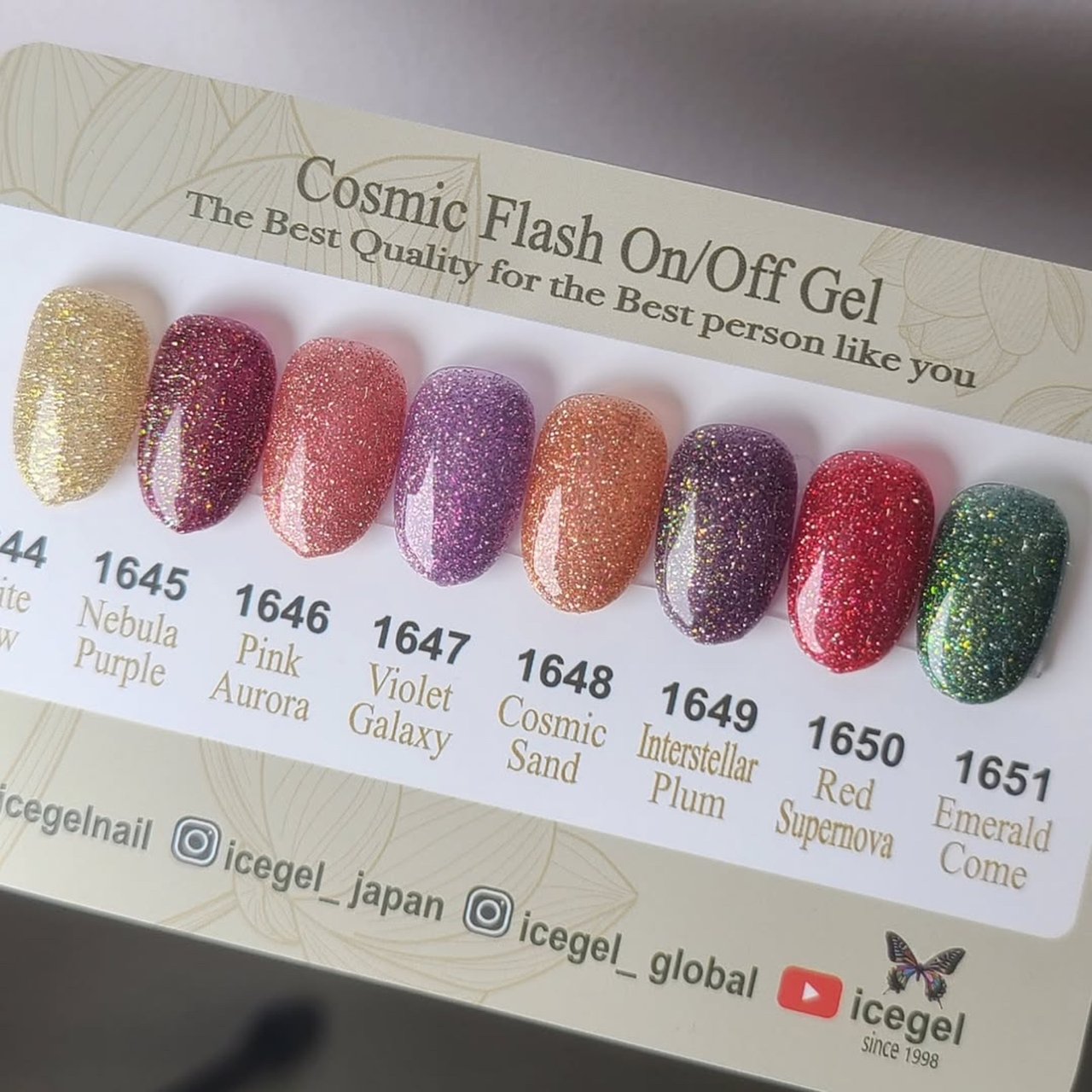 ICEGEL ABLACK コスミックフラッシュオンオフジェル 1649