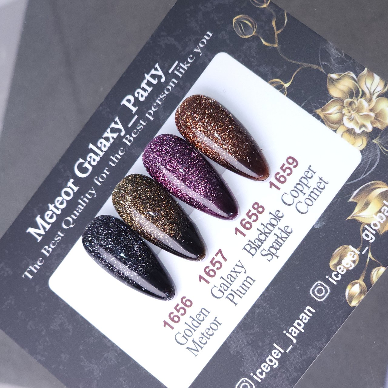 アイスジェル ICEGEL ABlack 50個 数量限定》アイスジェル ICEGEL ABLACK スターギャラクシー