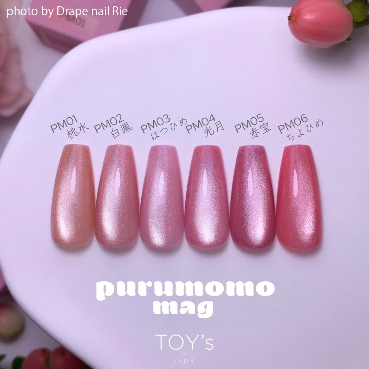 TOY＇s x INITY ぷる桃マグコレクション 6色セット