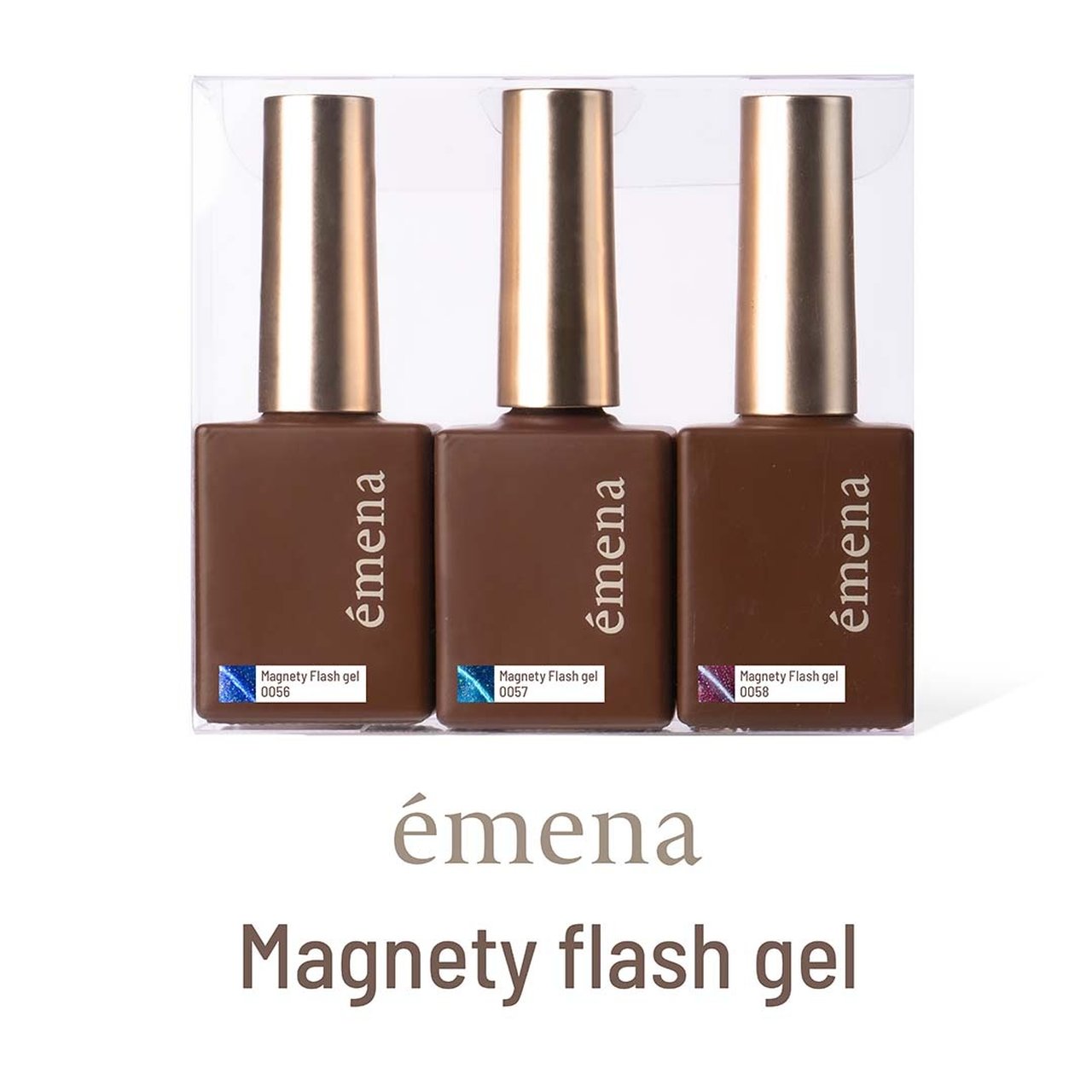emena マグニティフラッシュジェル　15本セット　新品未使用 emena マグネティフラッシュジェル 3色セット 1316-1318 | Nail