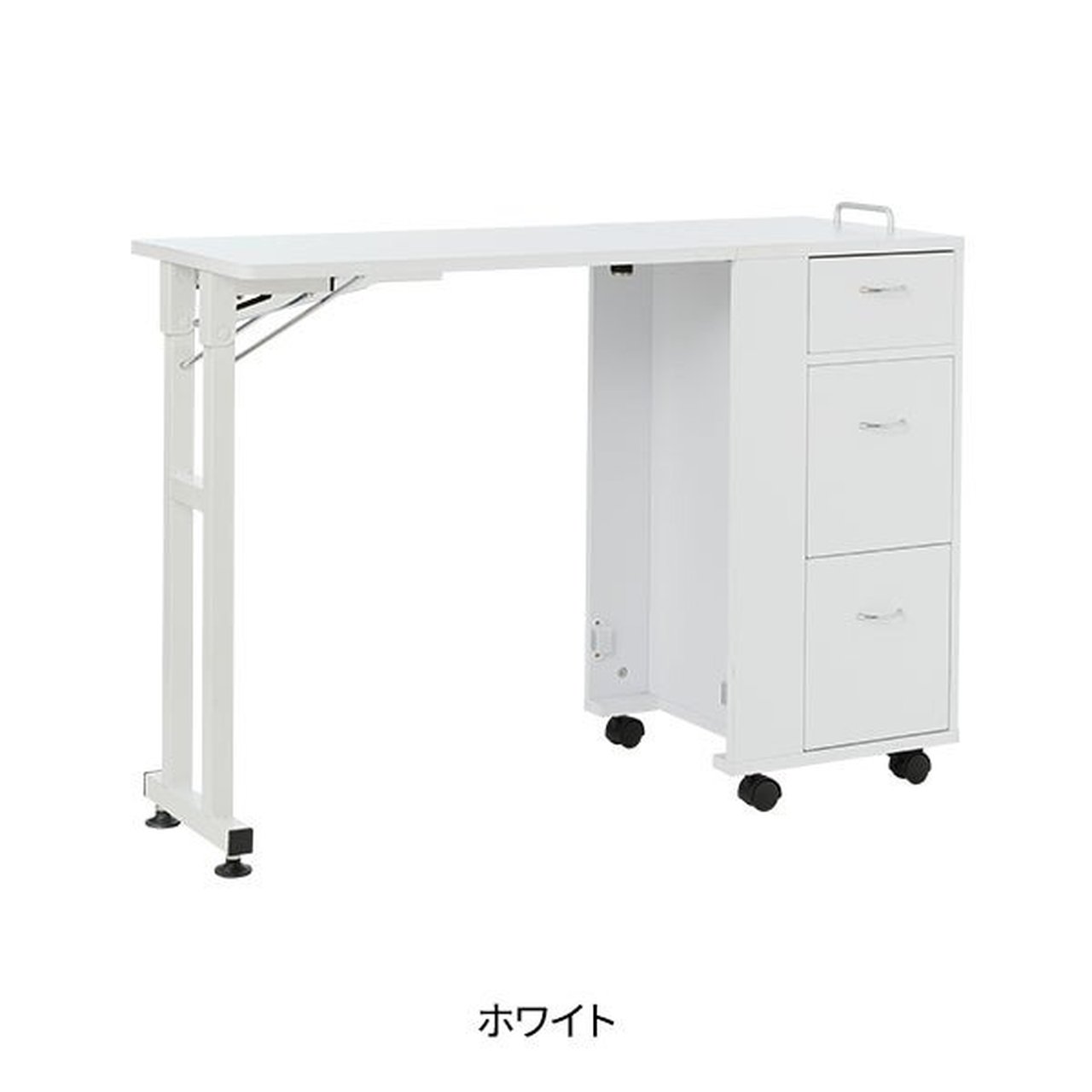 エトゥベラ] 折りたたみ ネイルテーブル MO1 ホワイト | SevenBeauty