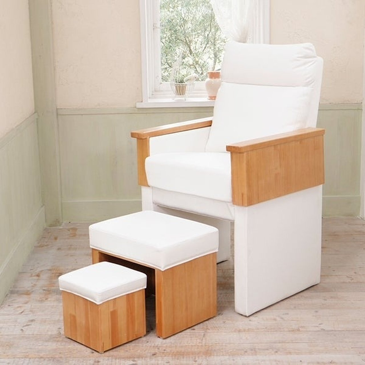 Foot HighChair KING 3点セット ホワイト | スツール | ネイル