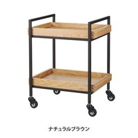 エイジングウッドワゴン 2段 ナチュラルブラウン | SevenBeauty | 大型