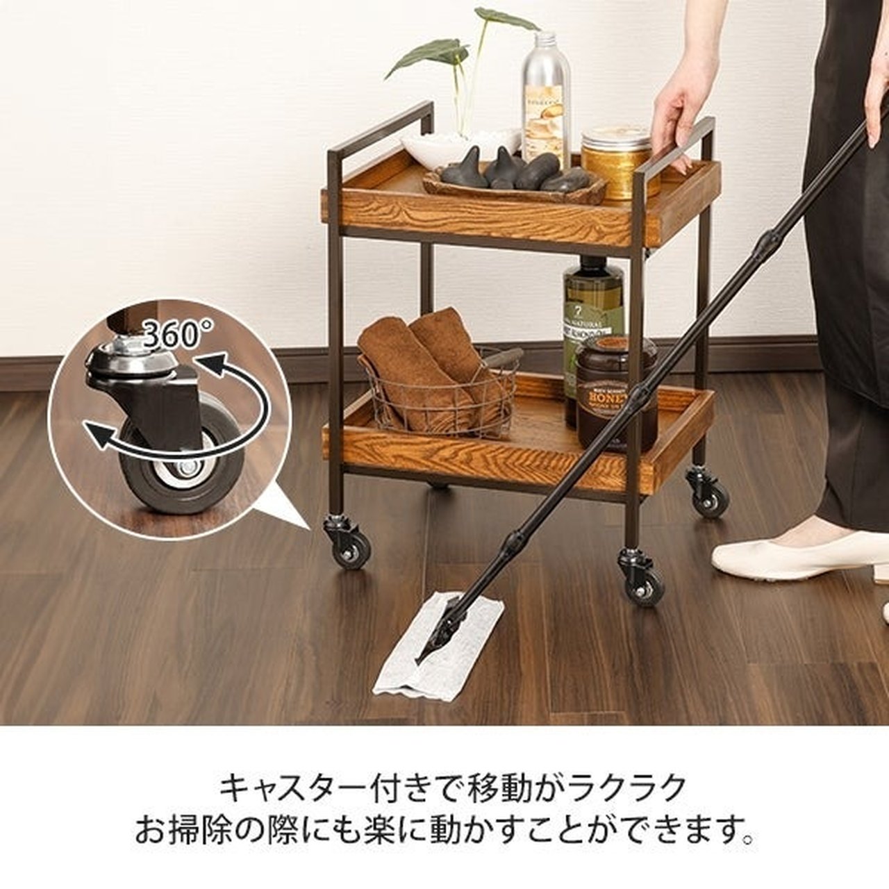 ウッドワゴン ネイルワゴン　天然木 ウッドワゴン ネイルワゴン 天然木の通販はau PAY マーケット - 輸入