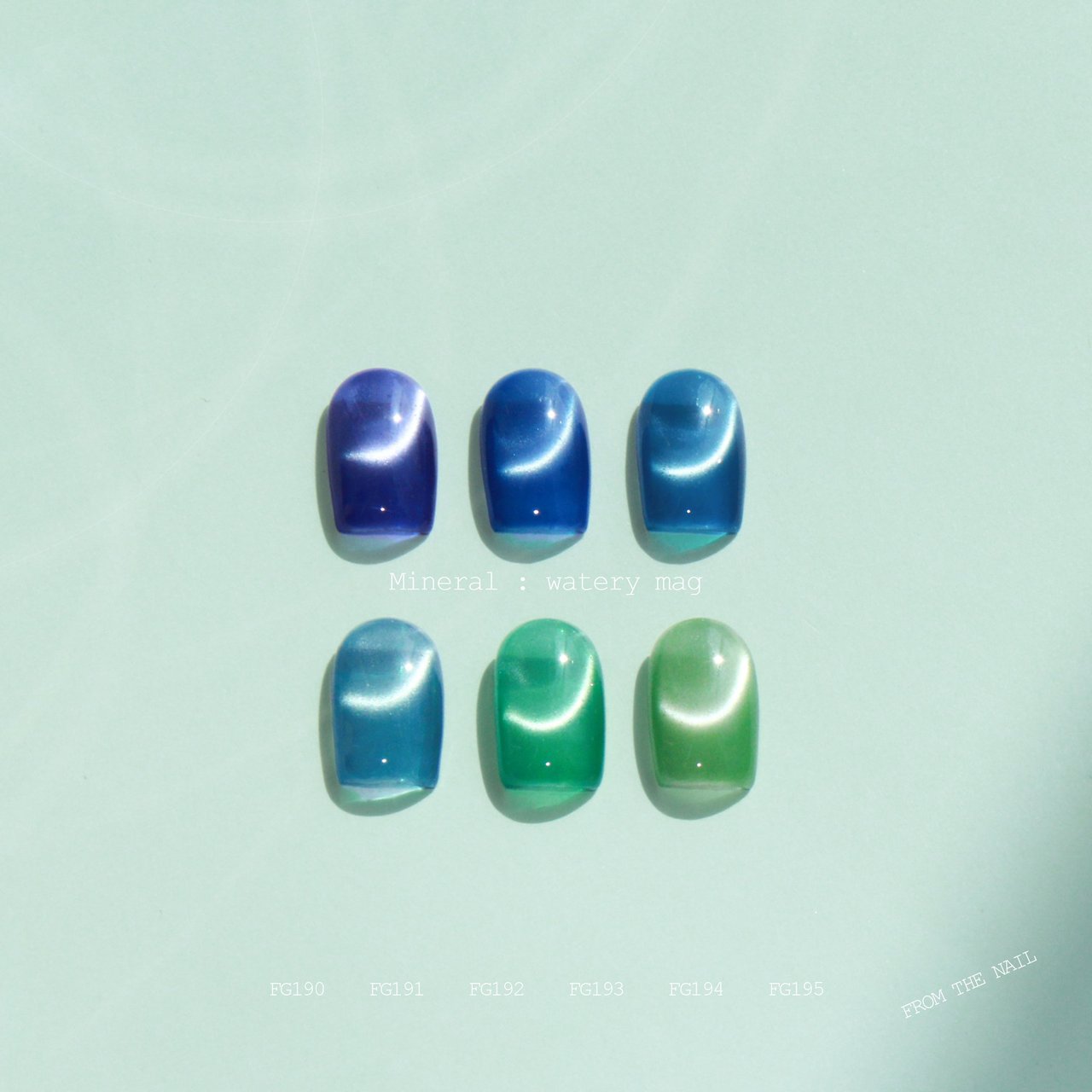 MINERAL（ミネラル） マグネット6本セット | FROM THE NAIL