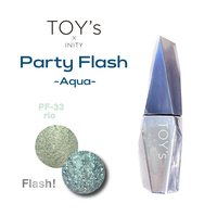 TOY＇s x INITY パーティーフラッシュ アクア T