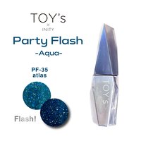TOY＇s x INITY パーティーフラッシュ アクア 5色