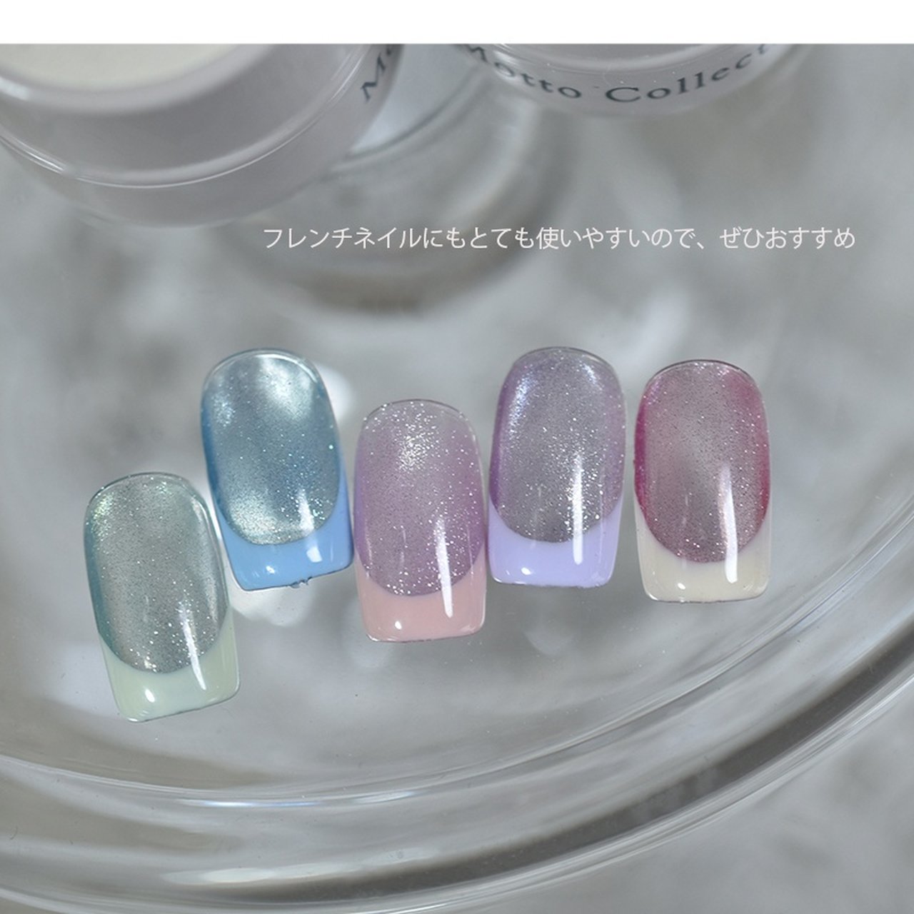 ミルク mof_nails Aurora Nail Glitter Powders Pearl Shimmer Pigment Solid